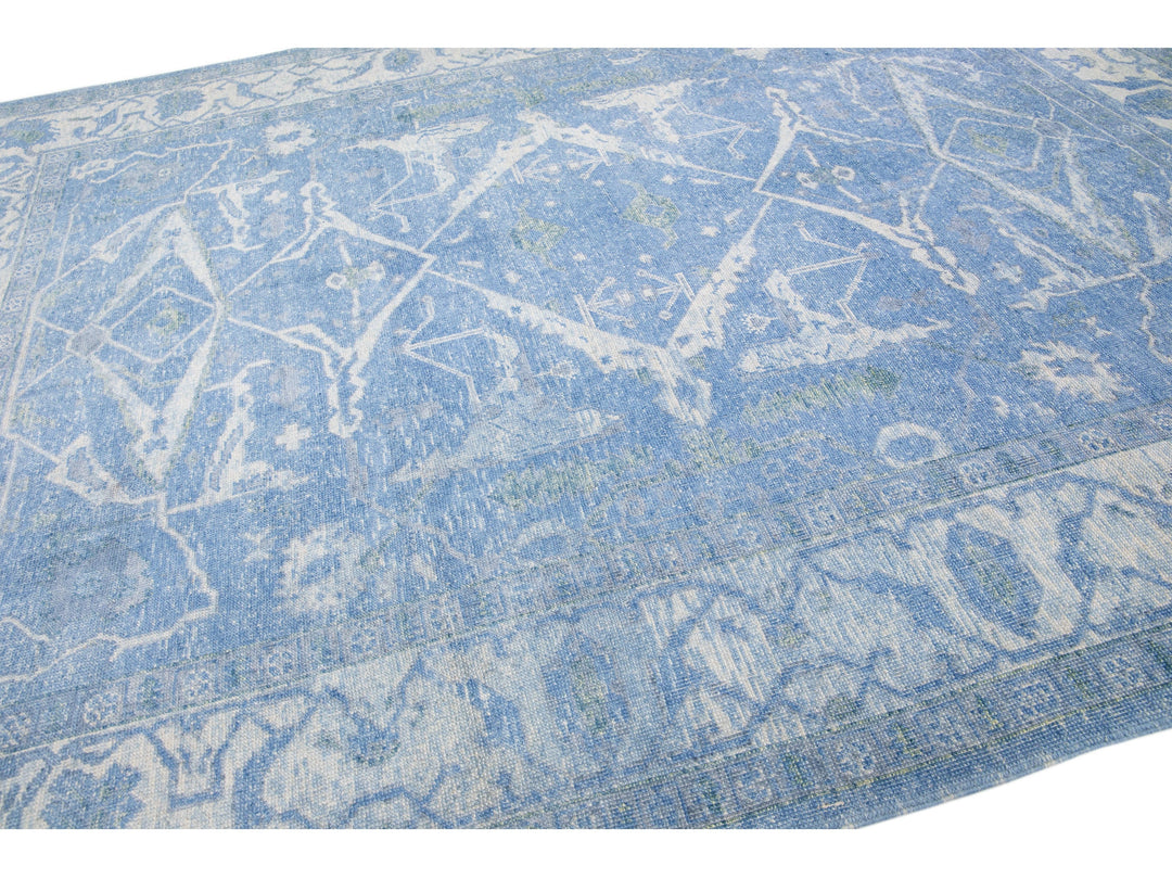 Modern Turkish Wool Rug 10 X 13