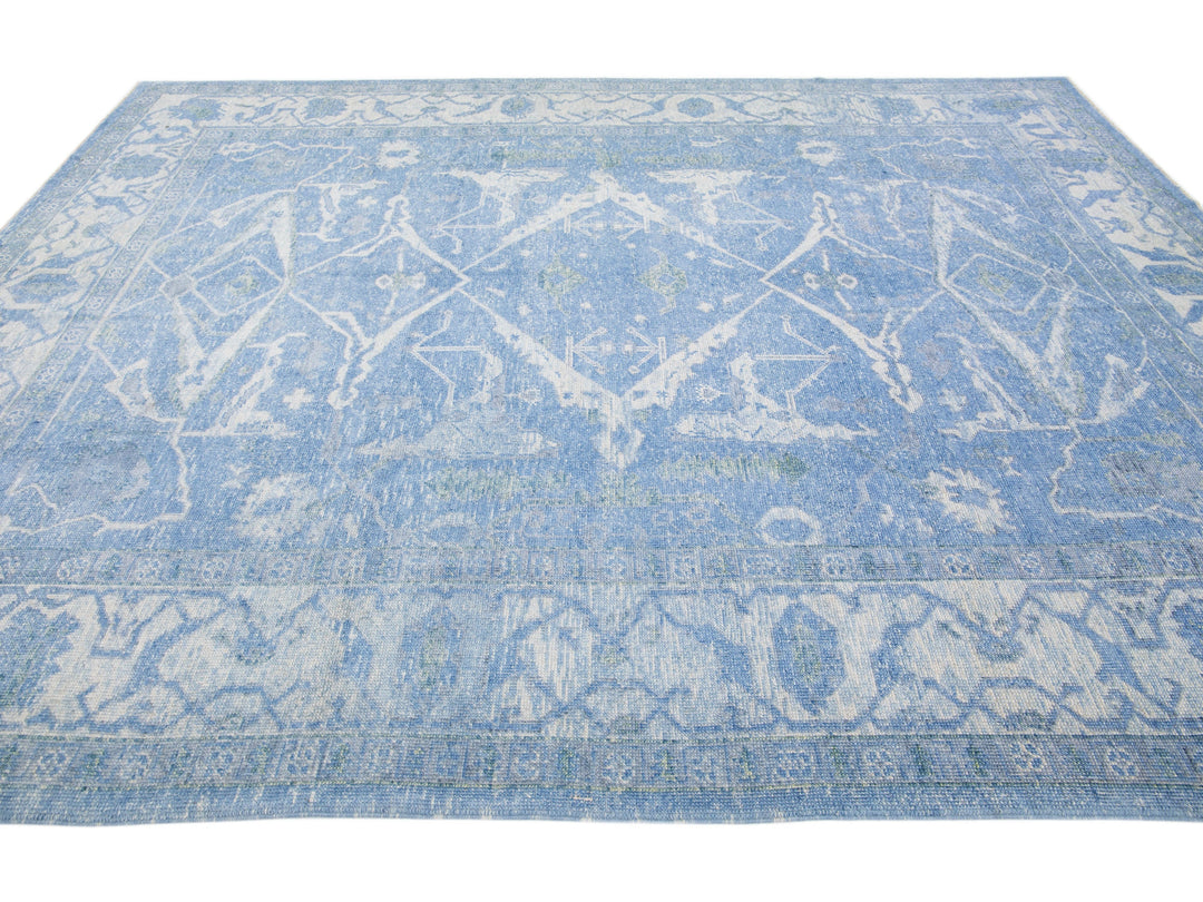 Modern Turkish Wool Rug 10 X 13