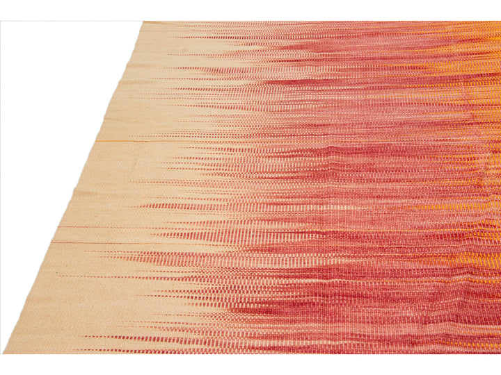 Modern Kilim Wool Rug 12 X 16