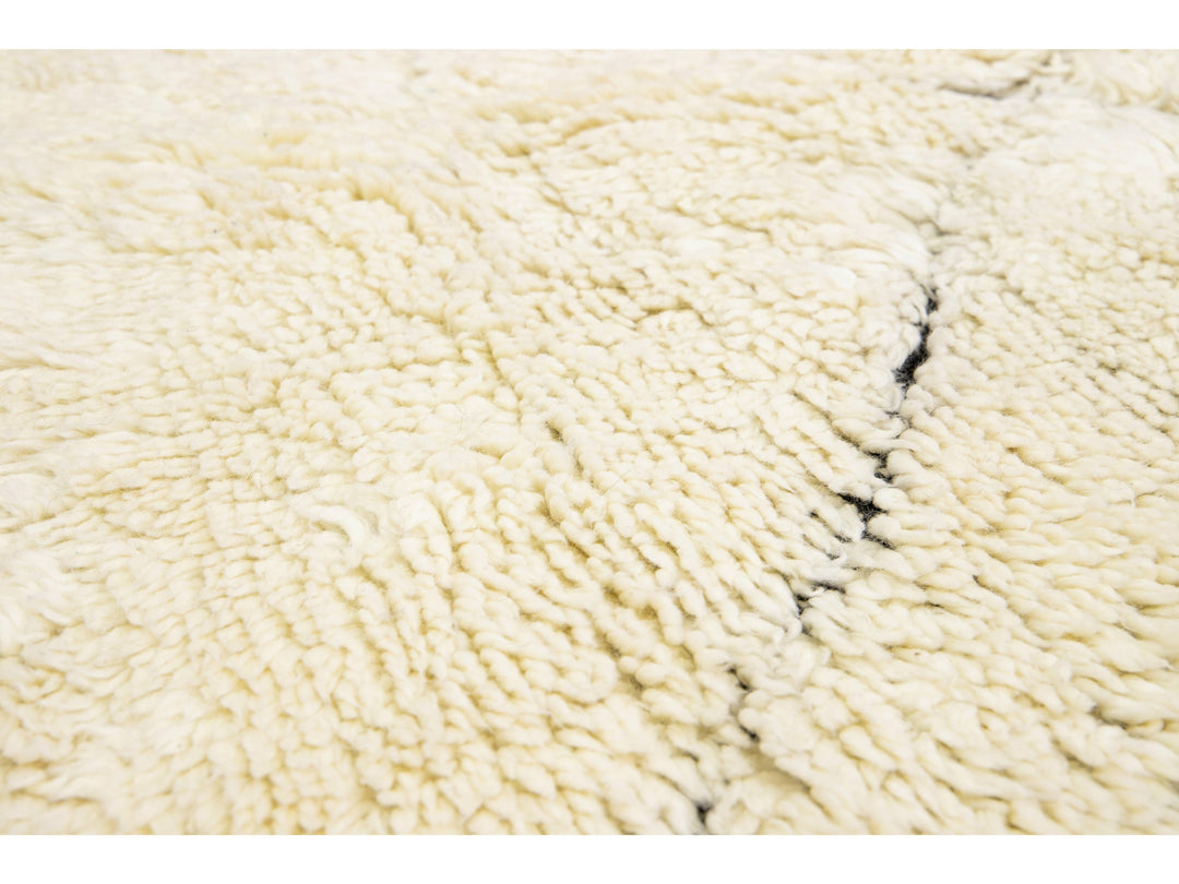 Modern Moroccan Shag Wool Rug 10 X 14