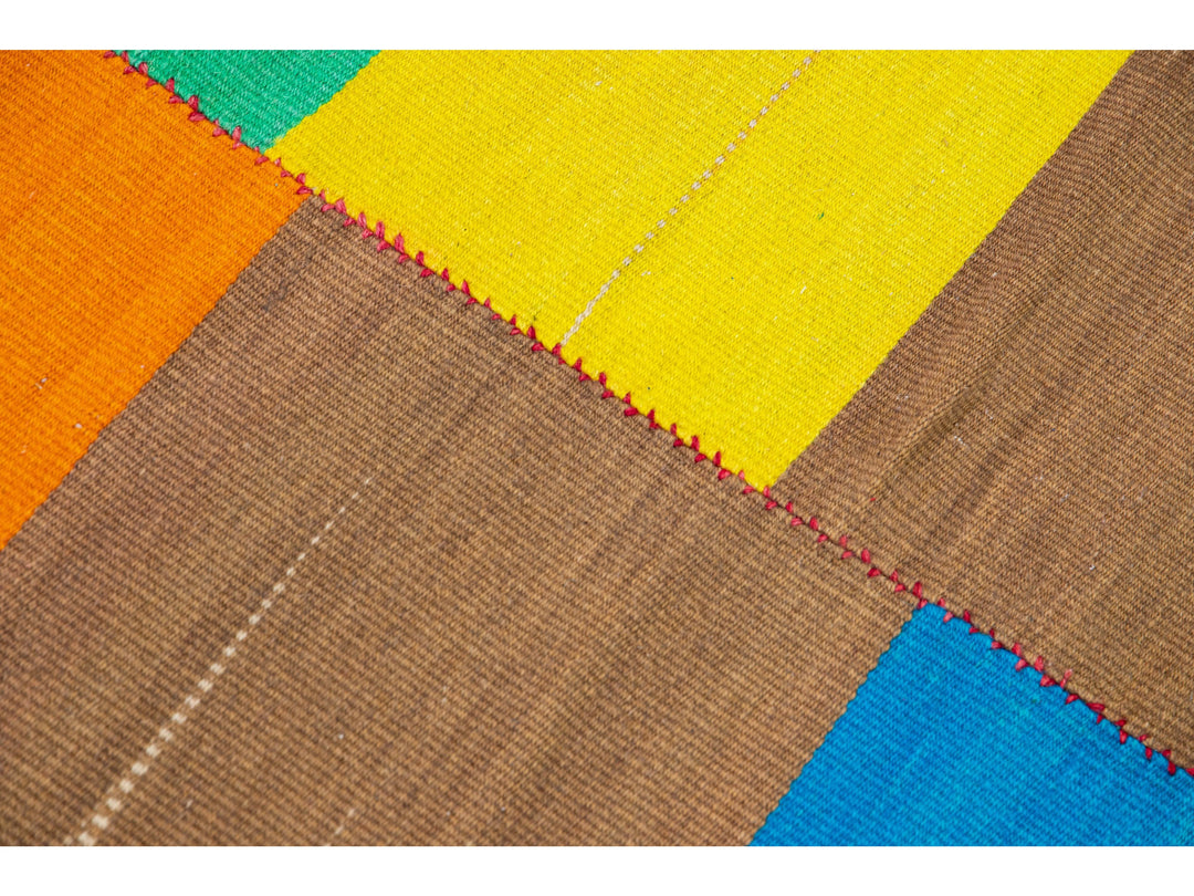 Modern Kilim Wool Rug 10 X 13