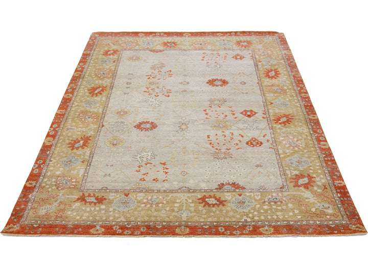 Modern Indian Tabriz Wool Rug 10 X 14
