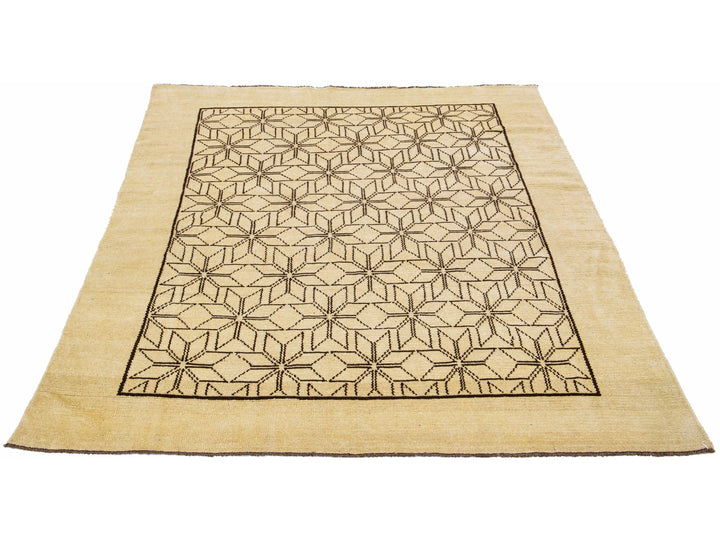 Modern Moroccan Wool Rug 7 X 9