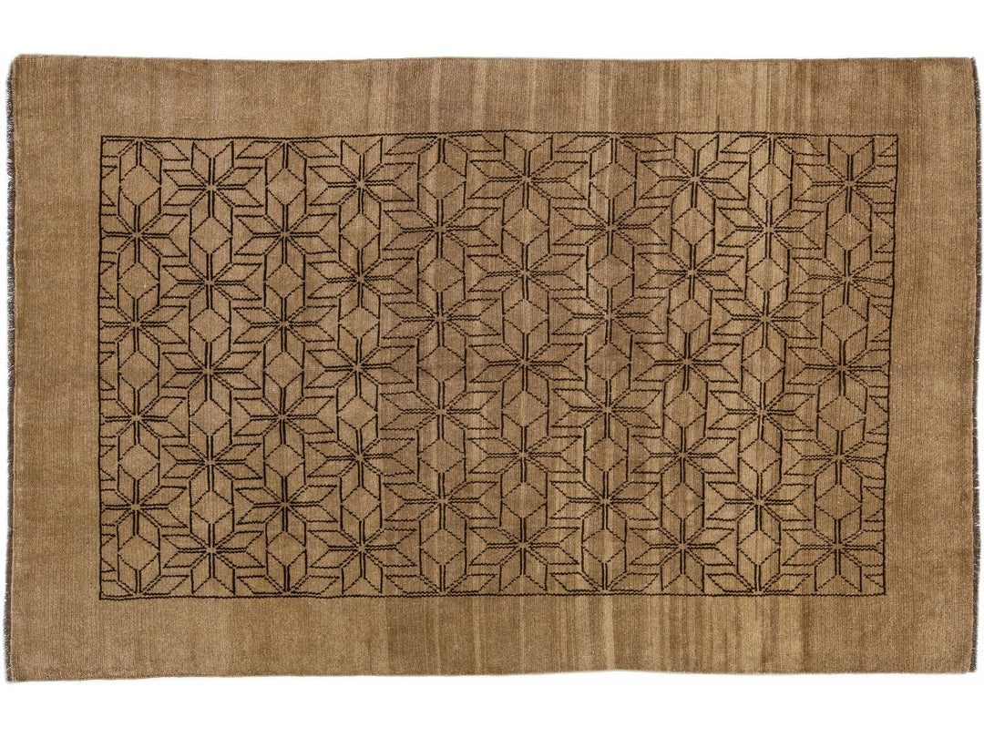 Modern Moroccan Wool Rug 7 X 10