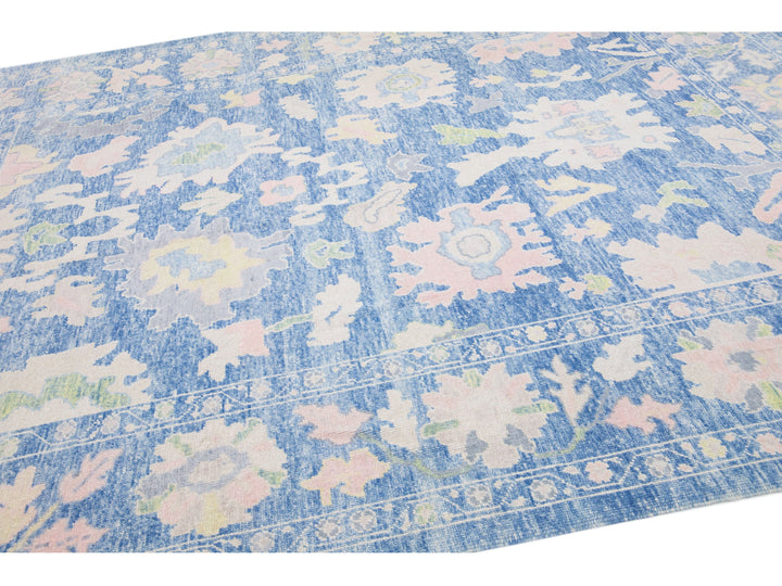 Modern Turkish Wool Rug 9 X 12