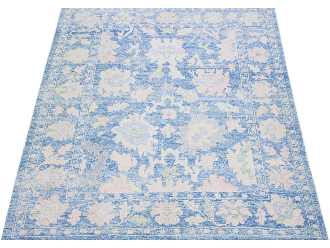 Modern Turkish Wool Rug 9 X 12