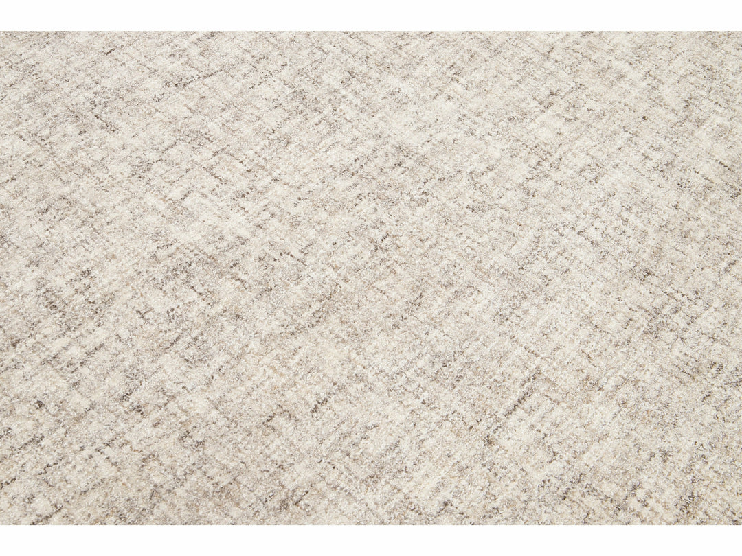 Modern Apadana's Westport Collection Hand Tufted Beige Wool Rug