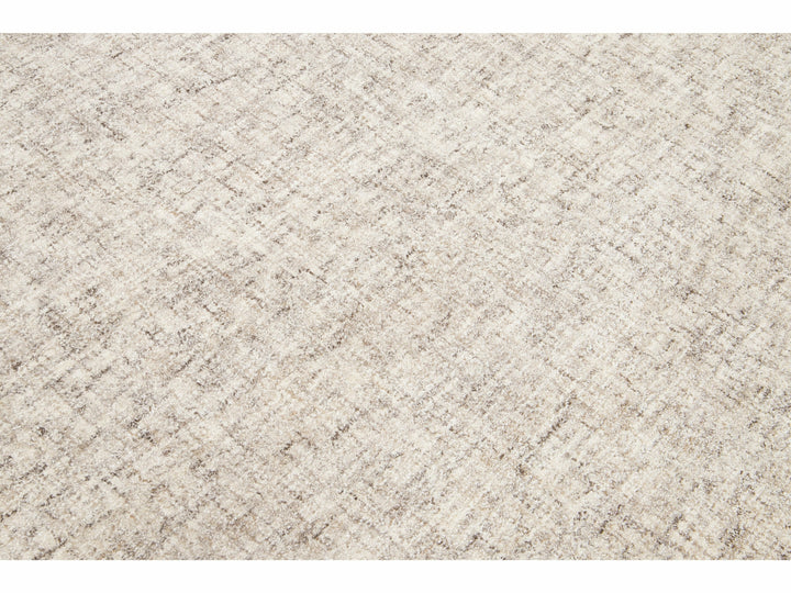 Modern Apadana's Westport Collection Hand Tufted Beige Wool Rug