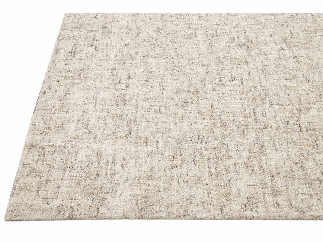 Modern Apadana's Westport Collection Hand Tufted Beige Wool Rug