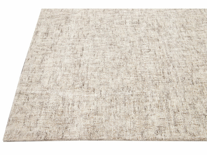 Modern Apadana's Westport Collection Hand Tufted Beige Wool Rug