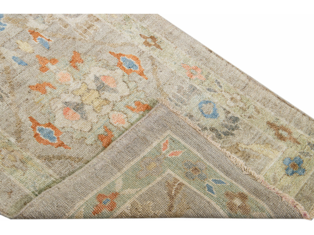 Modern Sultanabad Wool Runner 3 X 26