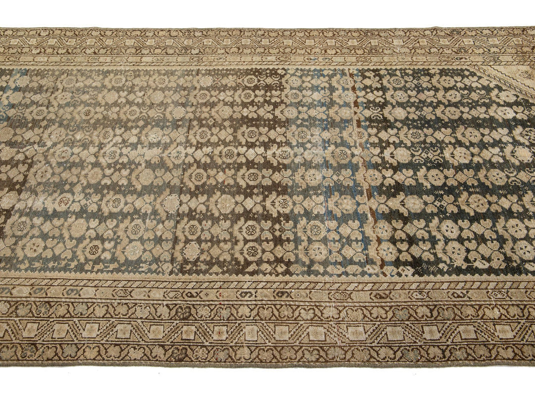 Antique Malayer Wool Runner 5 X 11