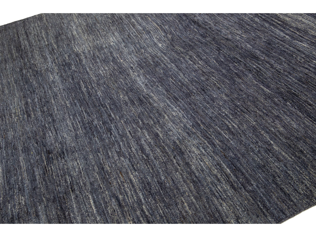 Modern Gabbeh Wool Rug 8 X 9