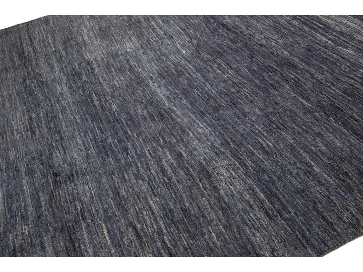 Modern Gabbeh Wool Rug 8 X 9