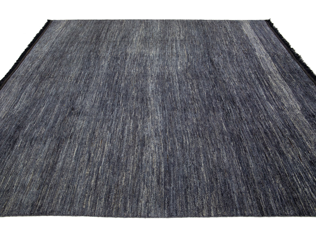 Modern Gabbeh Wool Rug 8 X 9