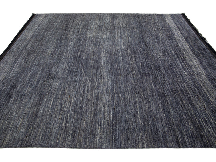 Modern Gabbeh Wool Rug 8 X 9