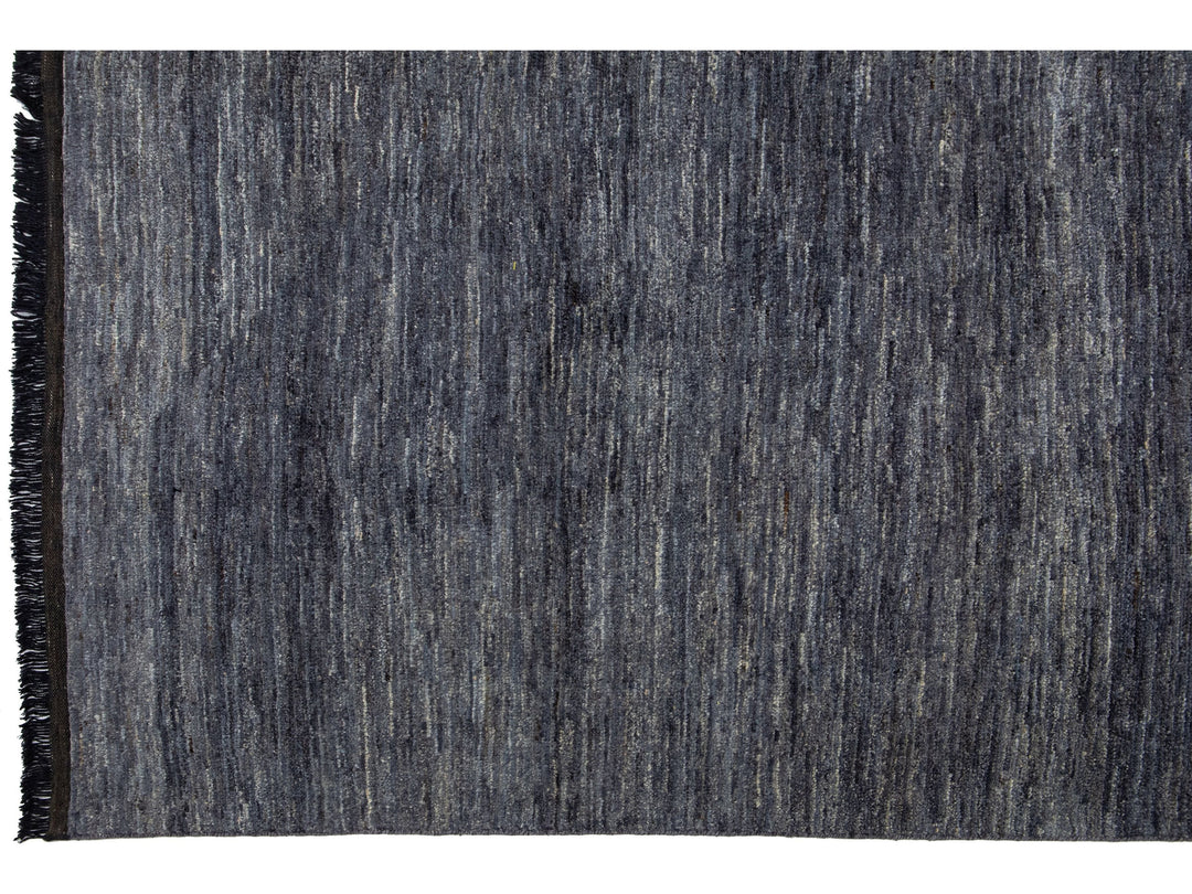 Modern Gabbeh Wool Rug 8 X 9