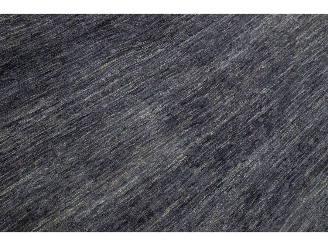 Modern Gabbeh Wool Rug 8 X 9