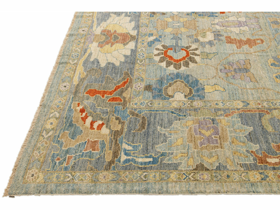 Modern Sultanabad Wool Rug