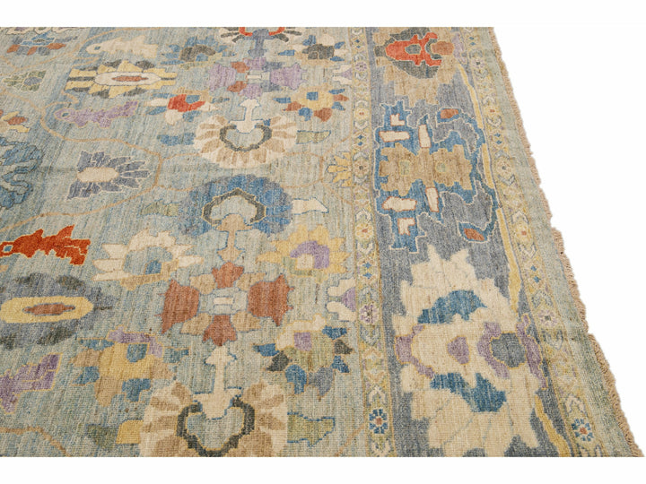 Modern Sultanabad Wool Rug 12 X 16