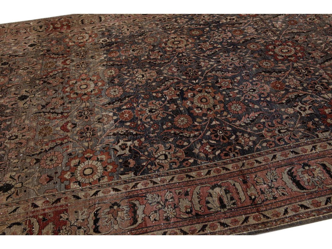 Antique Malayer Wool Rug 8 X 16