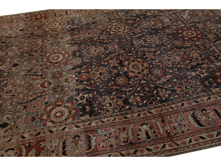 Antique Malayer Wool Rug 8 X 16