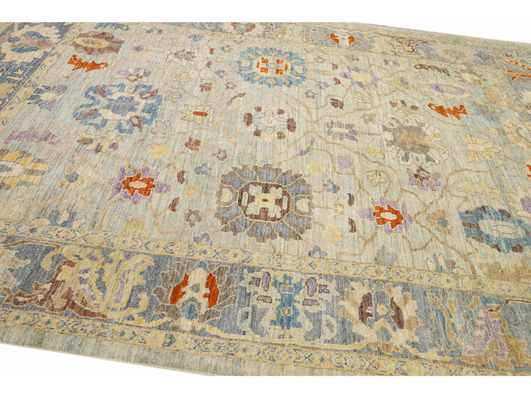 Modern Sultanabad Wool Rug 8 X 10