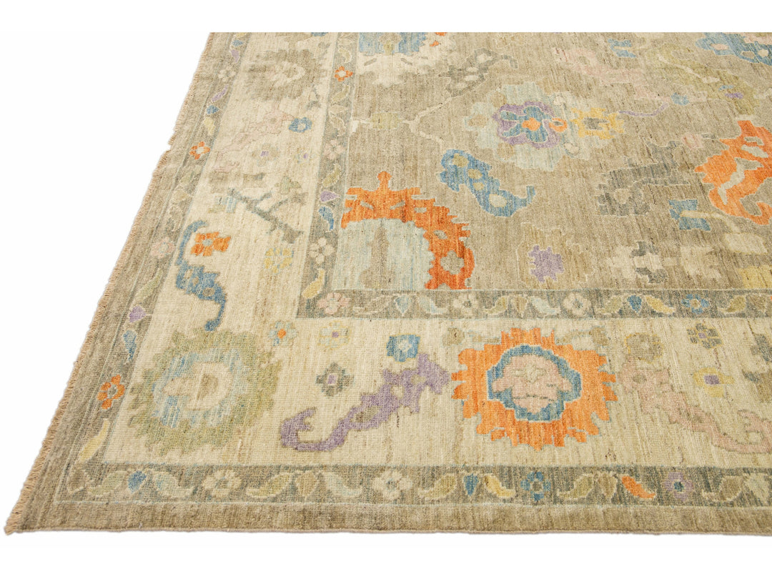 Modern Sultanabad Wool Rug