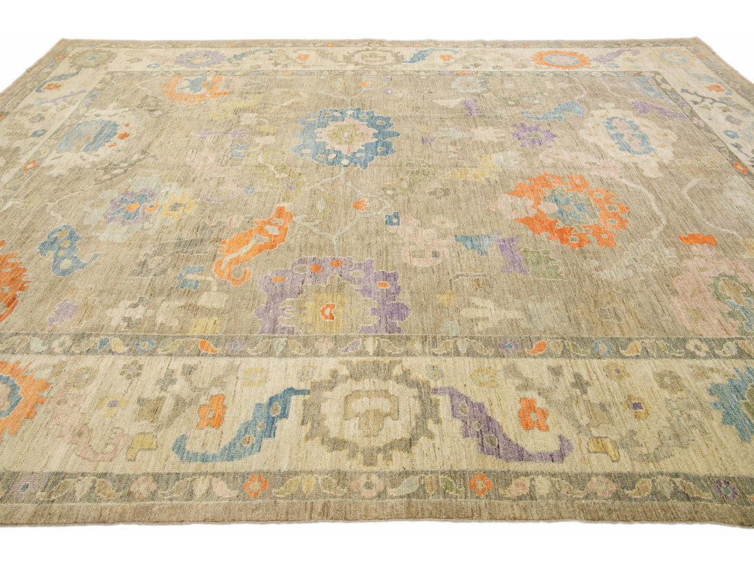 Modern Sultanabad Wool Rug