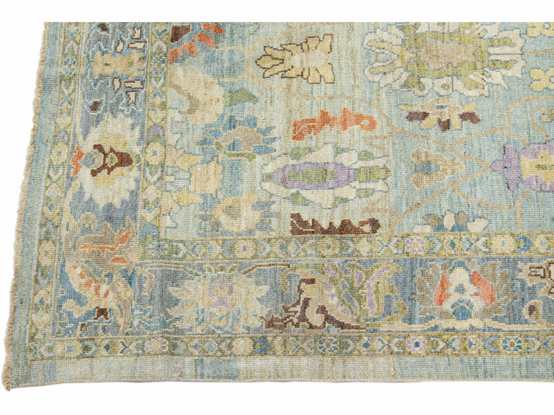 Modern Sultanabad Wool Runner 6 X 19