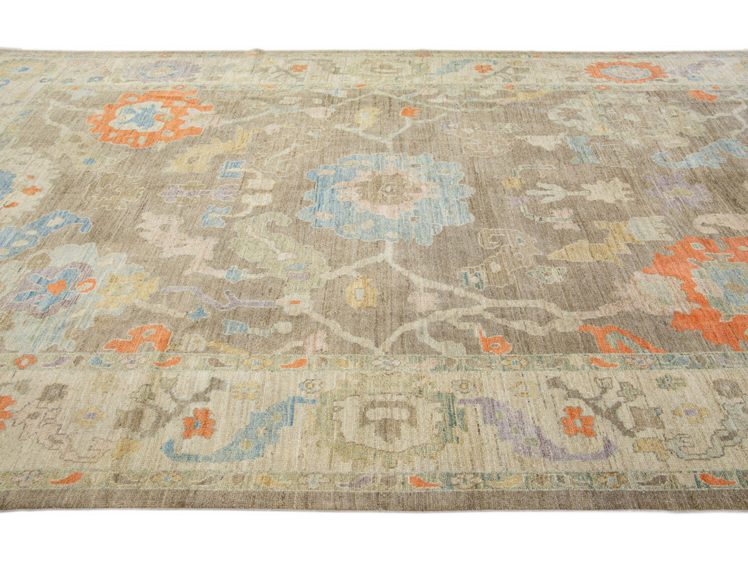 Modern Sultanabad Rug 8 X 14