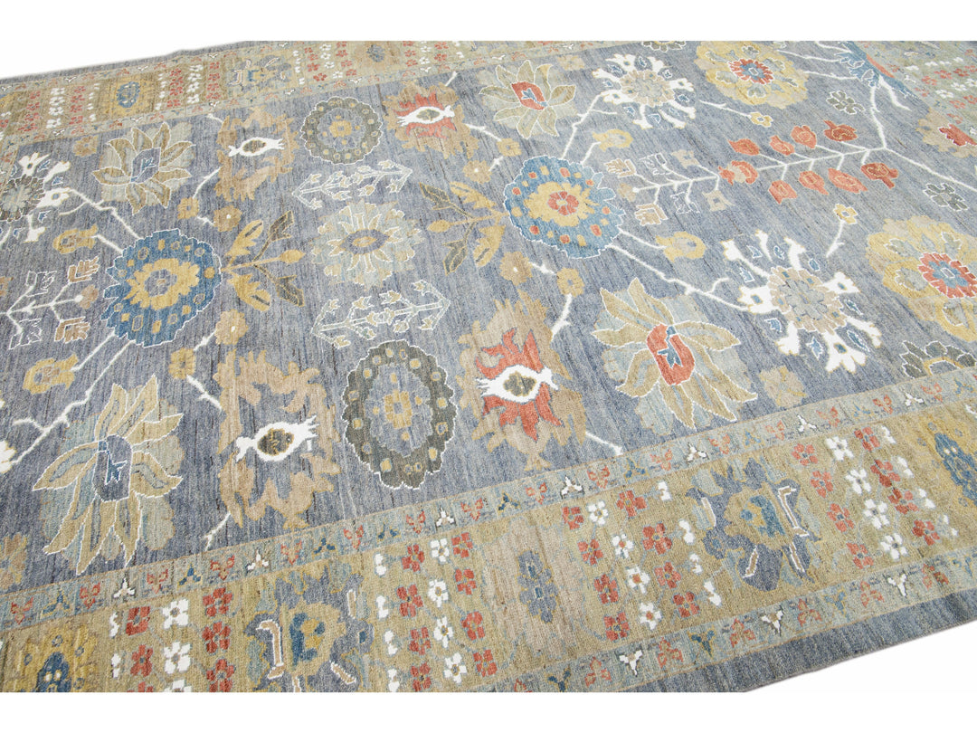 Modern Sultanabad Rug 9 X 12