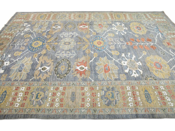 Modern Sultanabad Rug 9 X 12