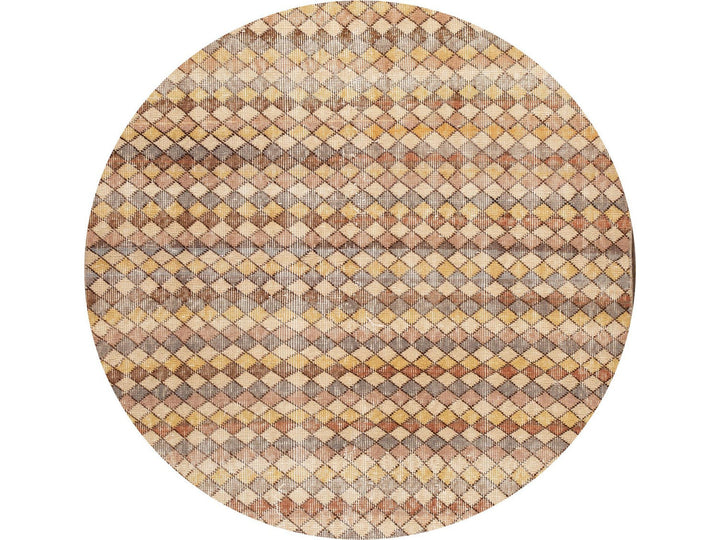 Vintage Turkish Scatter Wool Rug 4 X 6