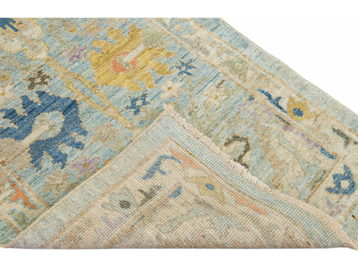 Modern Sultanabad Wool Runner 3 X 16