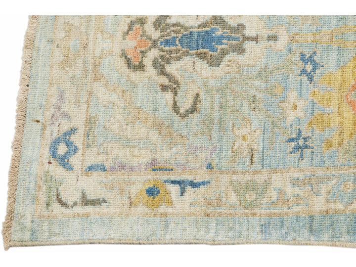 Modern Sultanabad Wool Runner 3 X 16