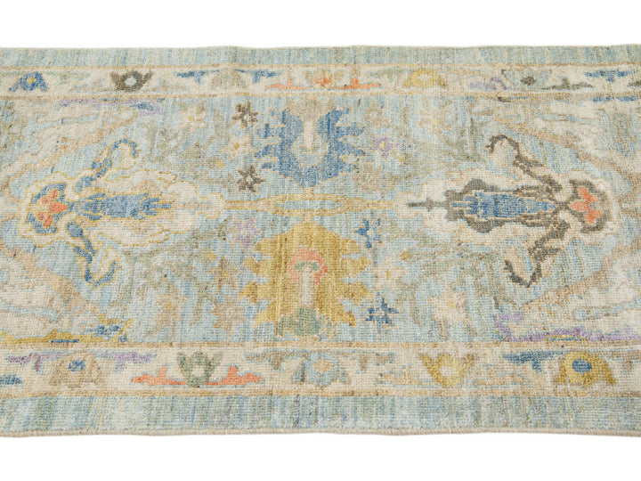 Modern Sultanabad Wool Runner 3 X 16