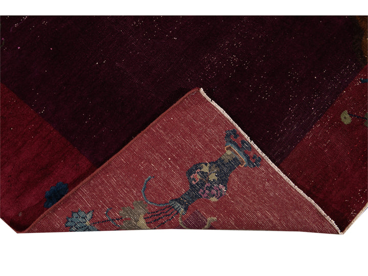 Antique Peking Chinese Wool Rug 8 X 10