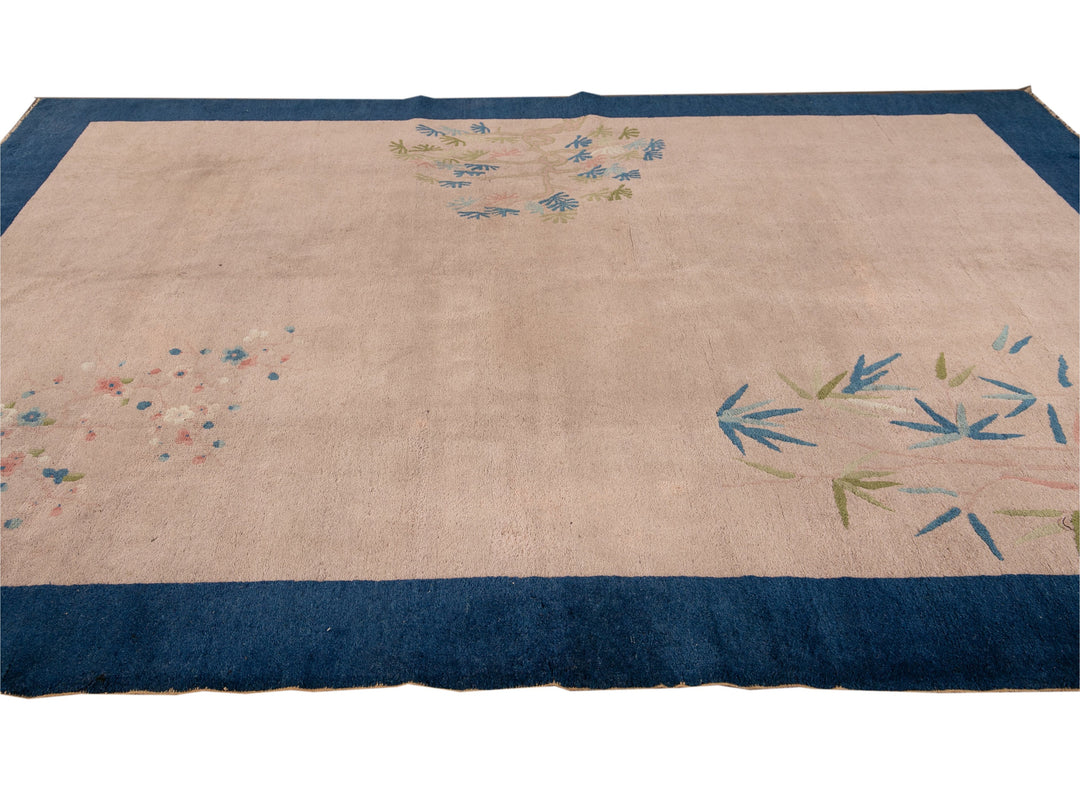 Antique Art Deco Chinese Rug 8 X 10