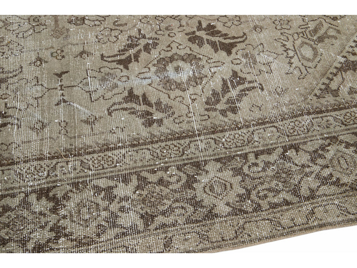 Antique Mahal Wool Rug 9 X 12