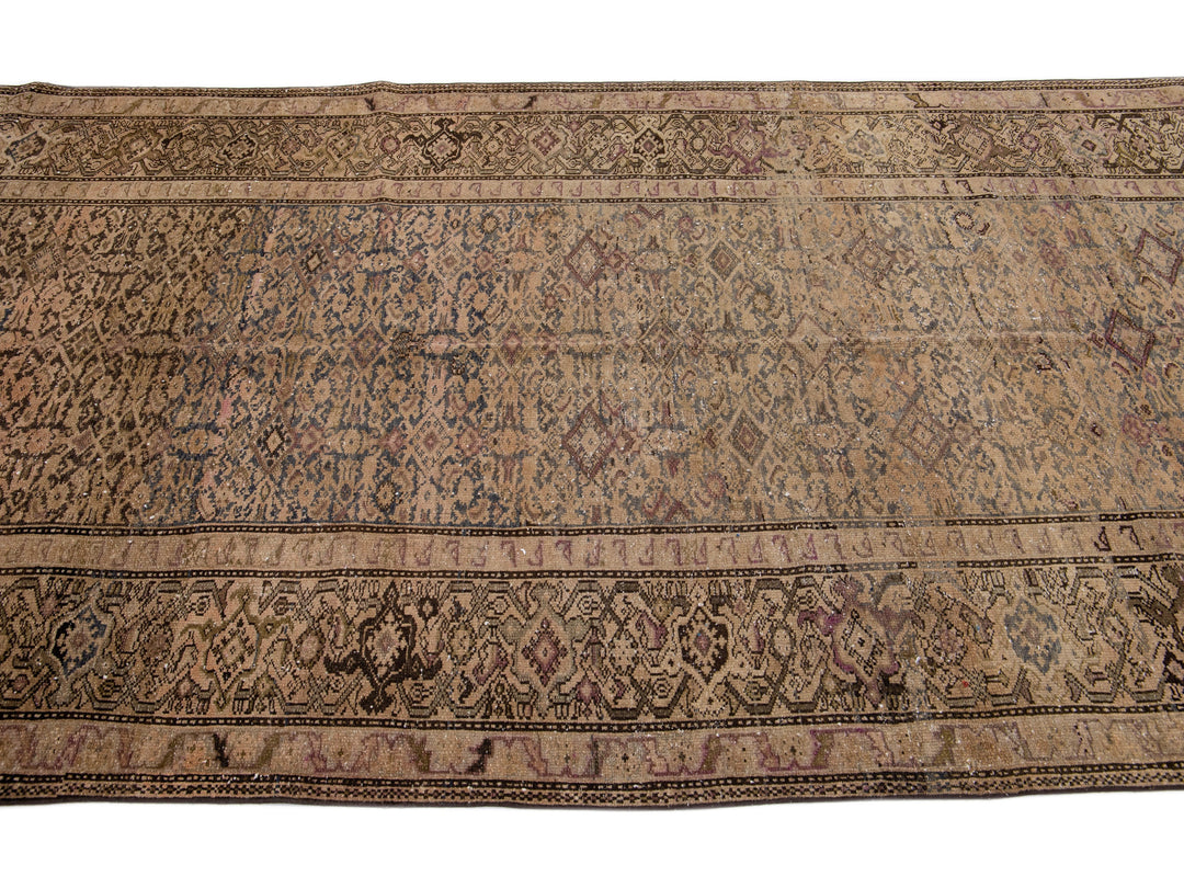 Antique Malayer Wool Rug 5 X 14