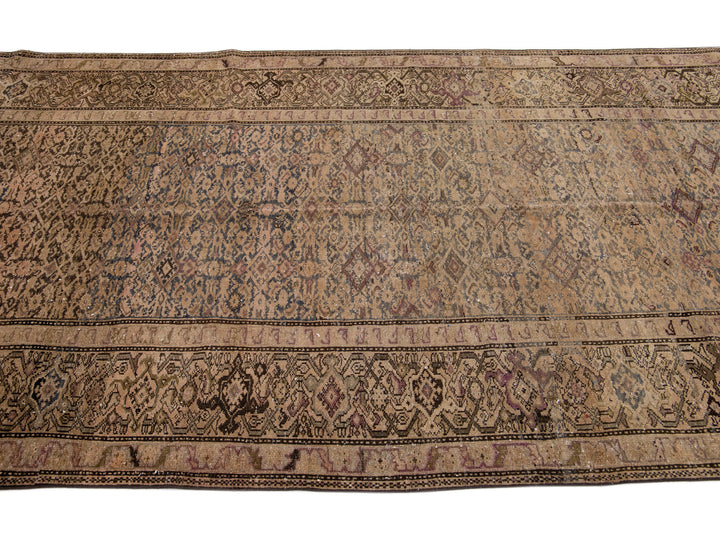 Antique Malayer Wool Rug 5 X 14