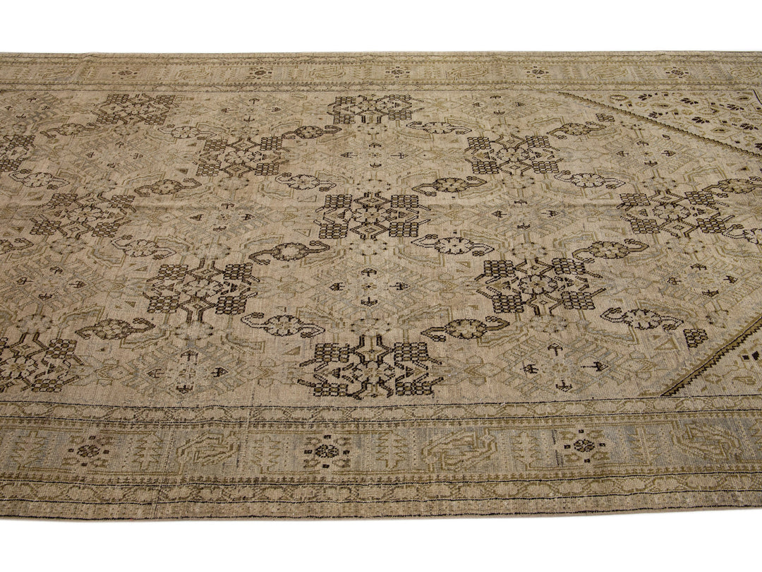 Antique Karabagh Wool Rug 6 X 15