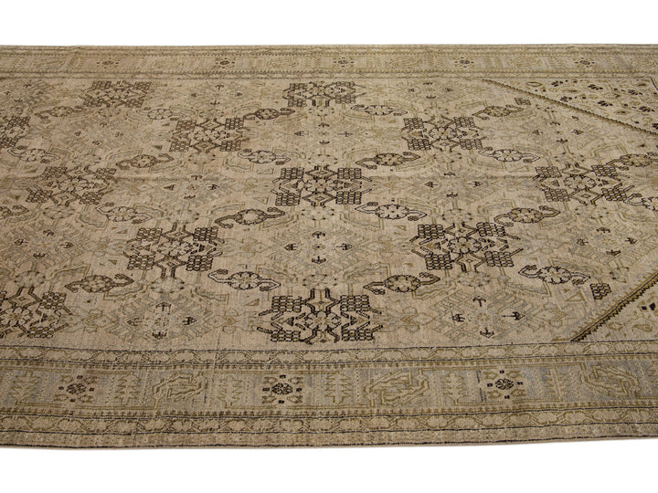 Antique Karabagh Wool Rug 6 X 15