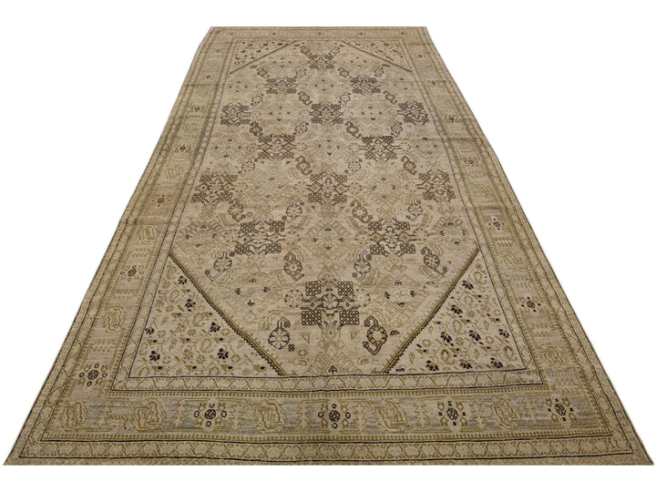 Antique Karabagh Wool Rug 6 X 15