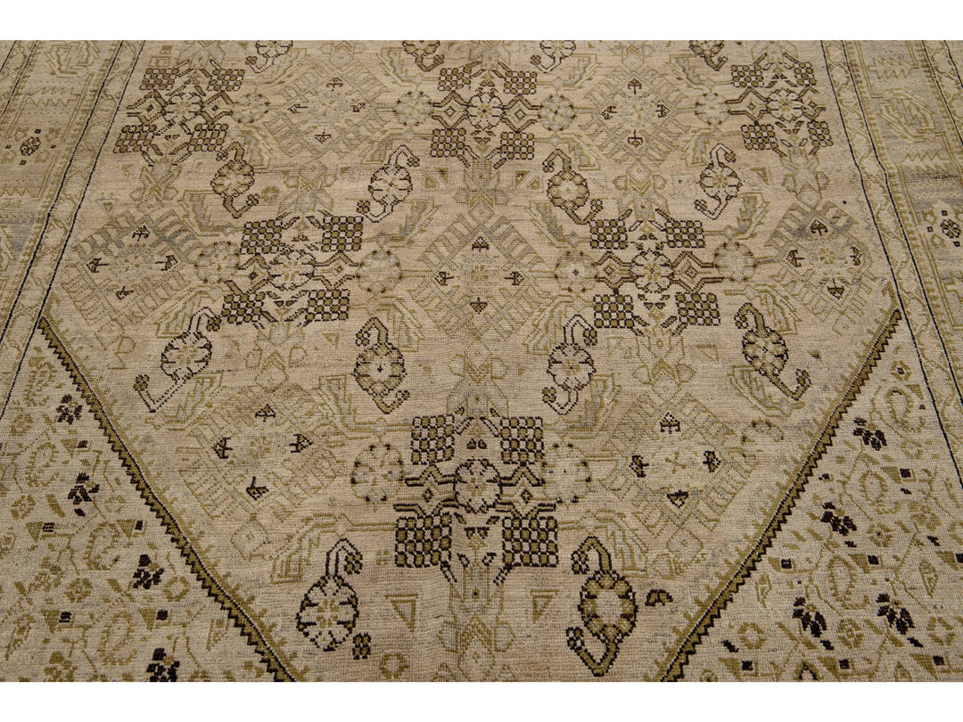 Antique Karabagh Wool Rug 6 X 15