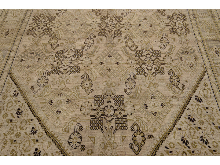 Antique Karabagh Wool Rug 6 X 15