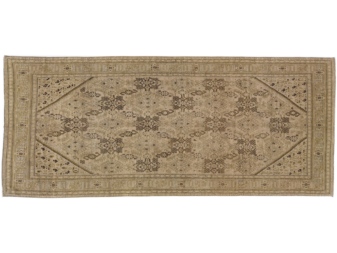 Antique Karabagh Wool Rug 6 X 15