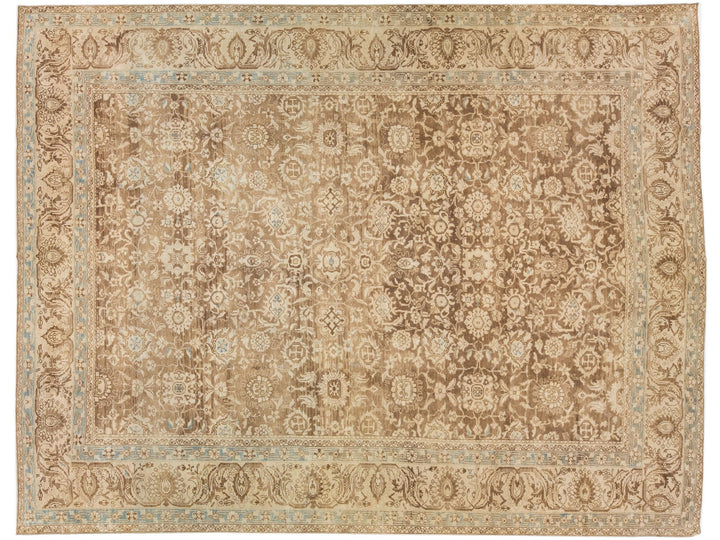 Antique Mahal Wool Rug 10 X 14