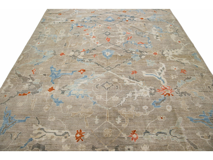Modern Sultanabad Rug 9 X 13